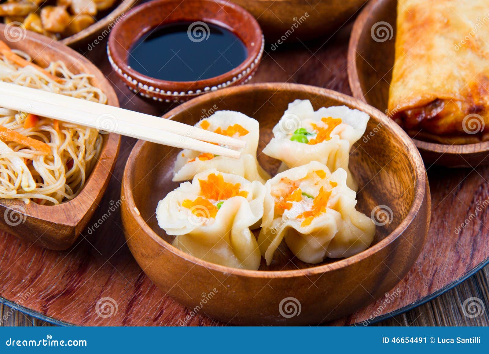 Mixed chinese food stock image. Image of meal, ingredient 46654491