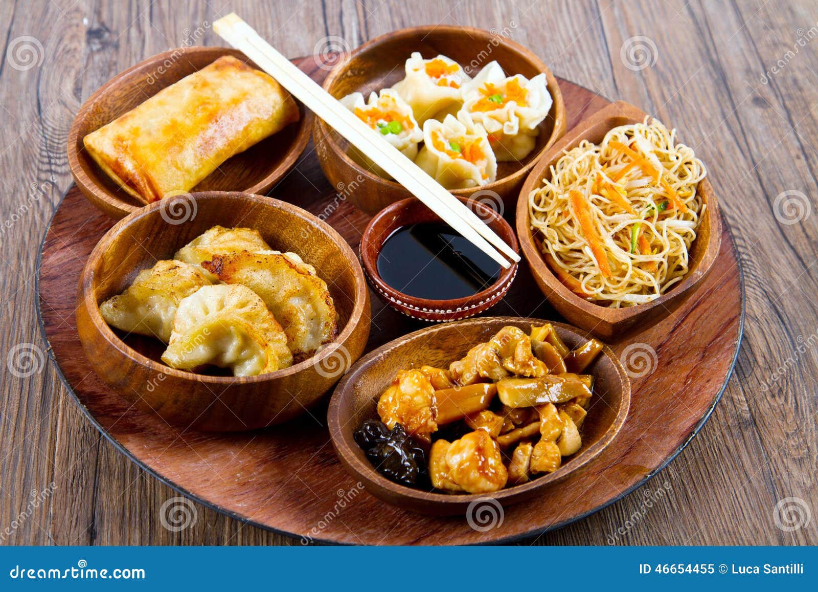 Mixed chinese food stock image. Image of closeup, nutritious 46654455