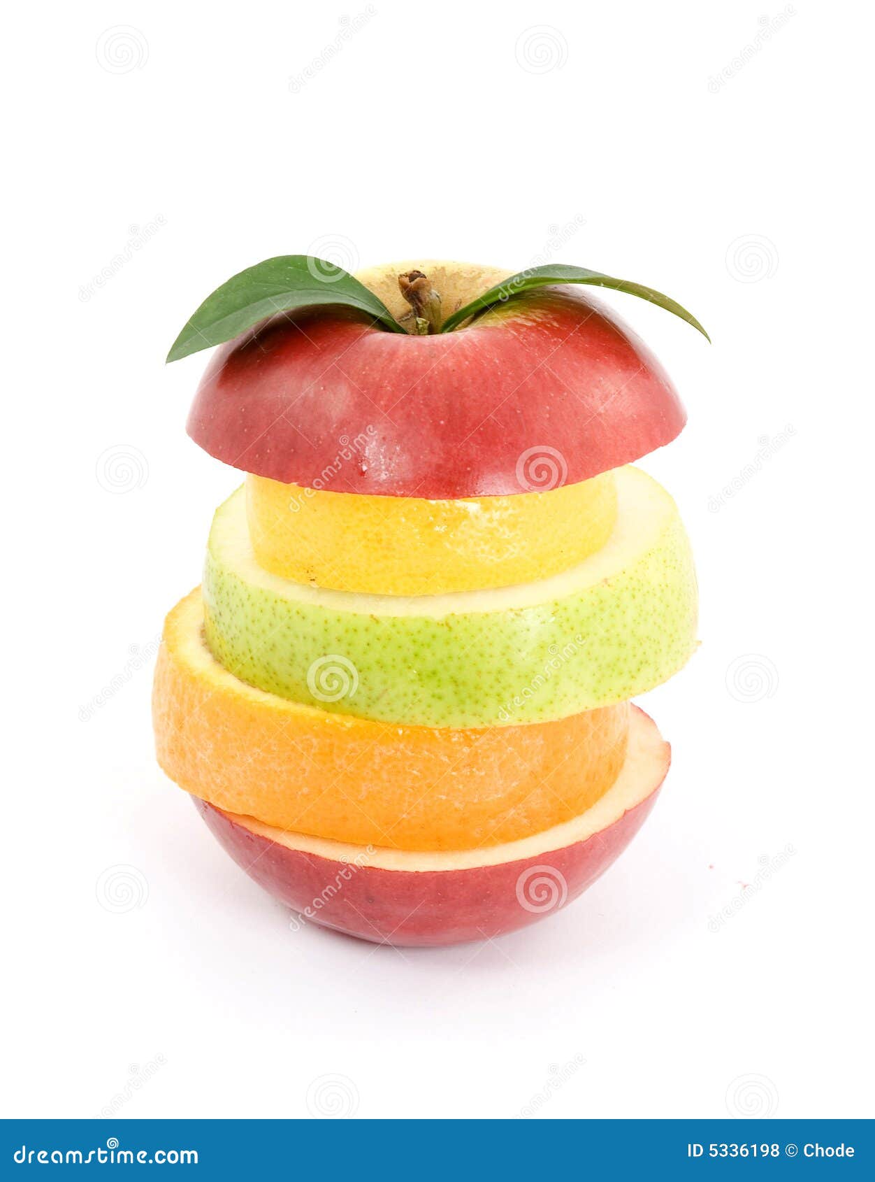Mixed fruit stock photo. Image of colors, fruit, isolated 5336198