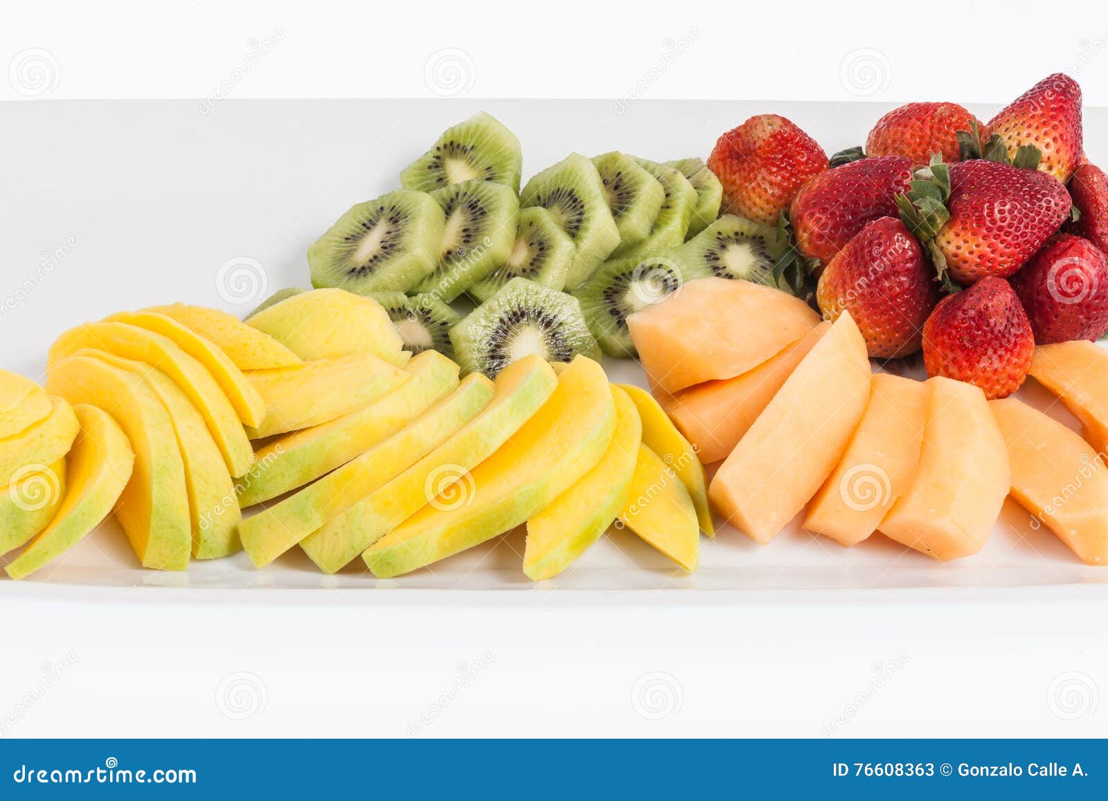 Mixed fruit chopped stock image. Image of organic, healthy 76608363