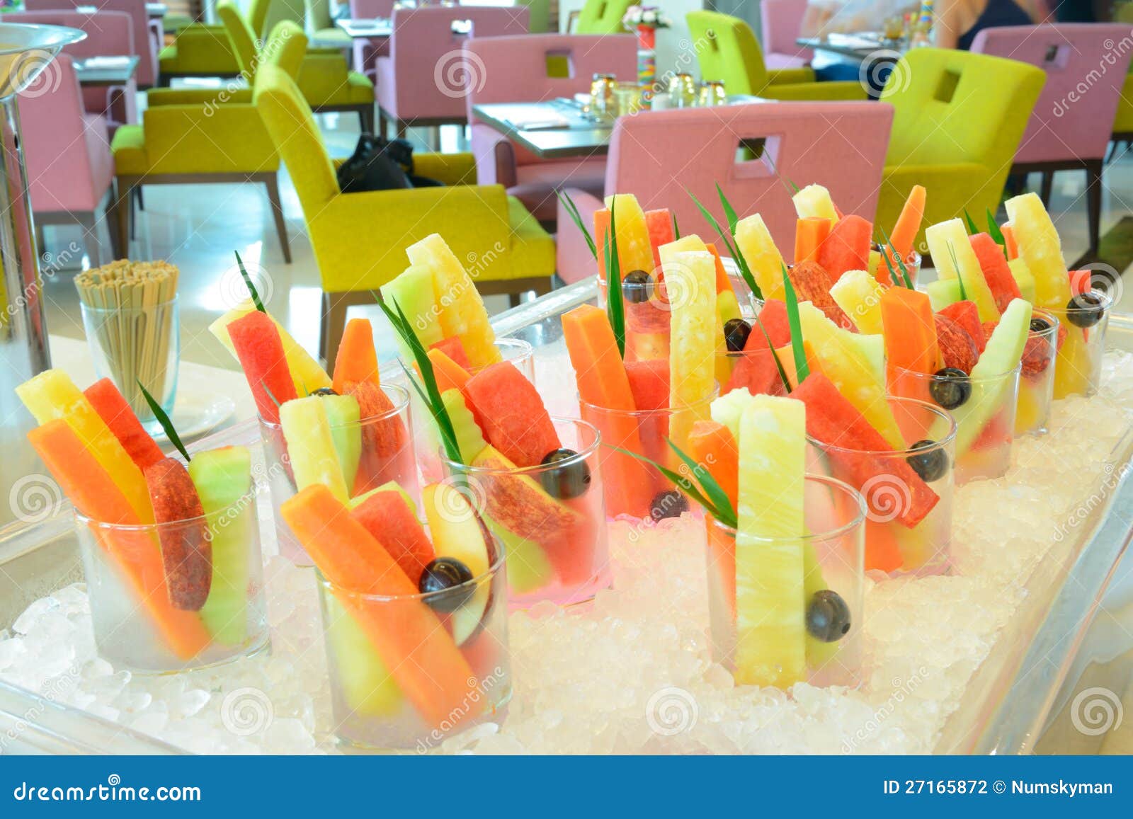Mixed fruit Cocktail stock photo. Image of food, nutrition 27165872
