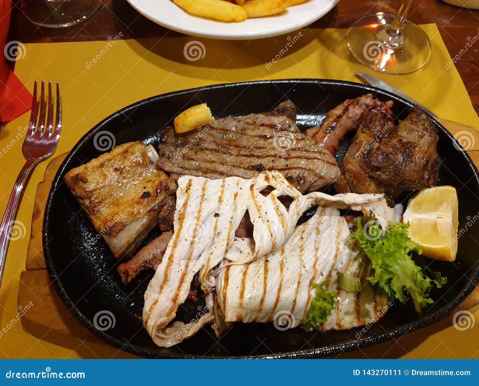 Mixed grill stock image. Image of steak, food, mixed 143270111