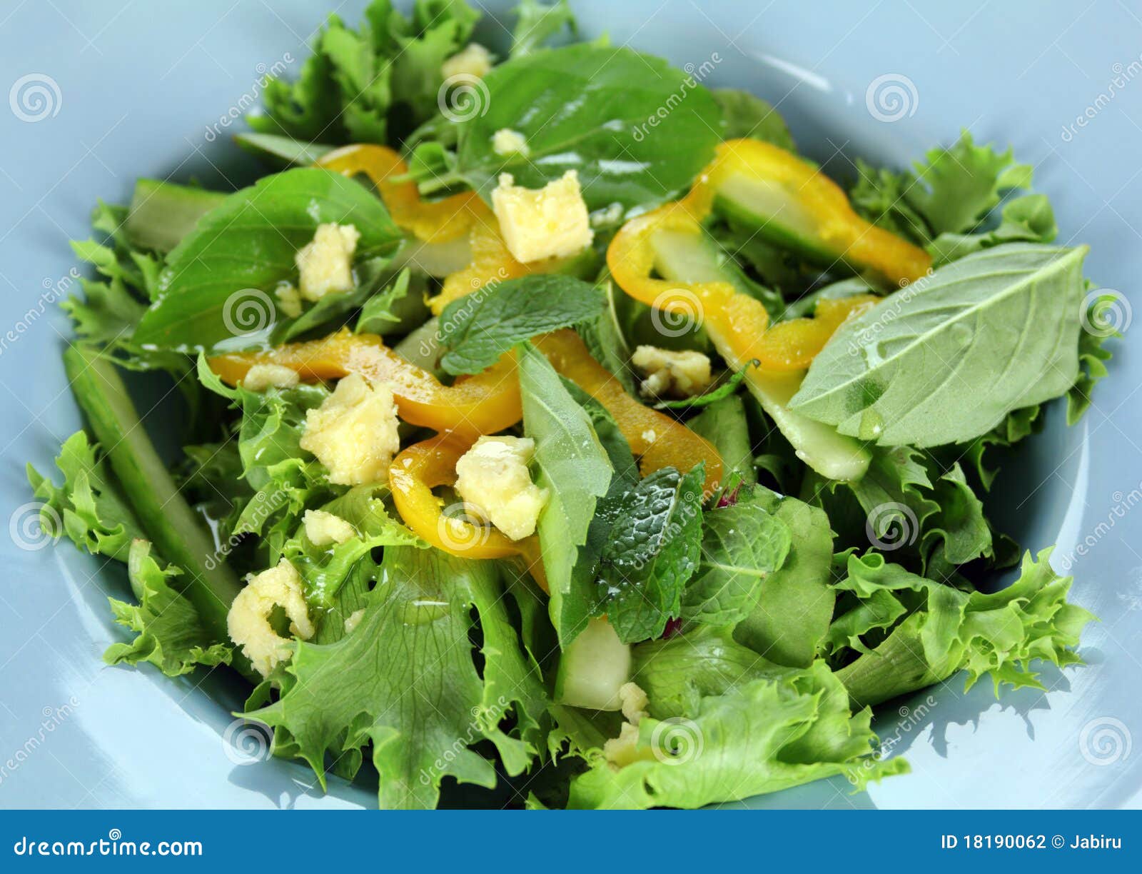 Mixed Leaf Salad stock photo. Image of gourmet, cuisine 18190062