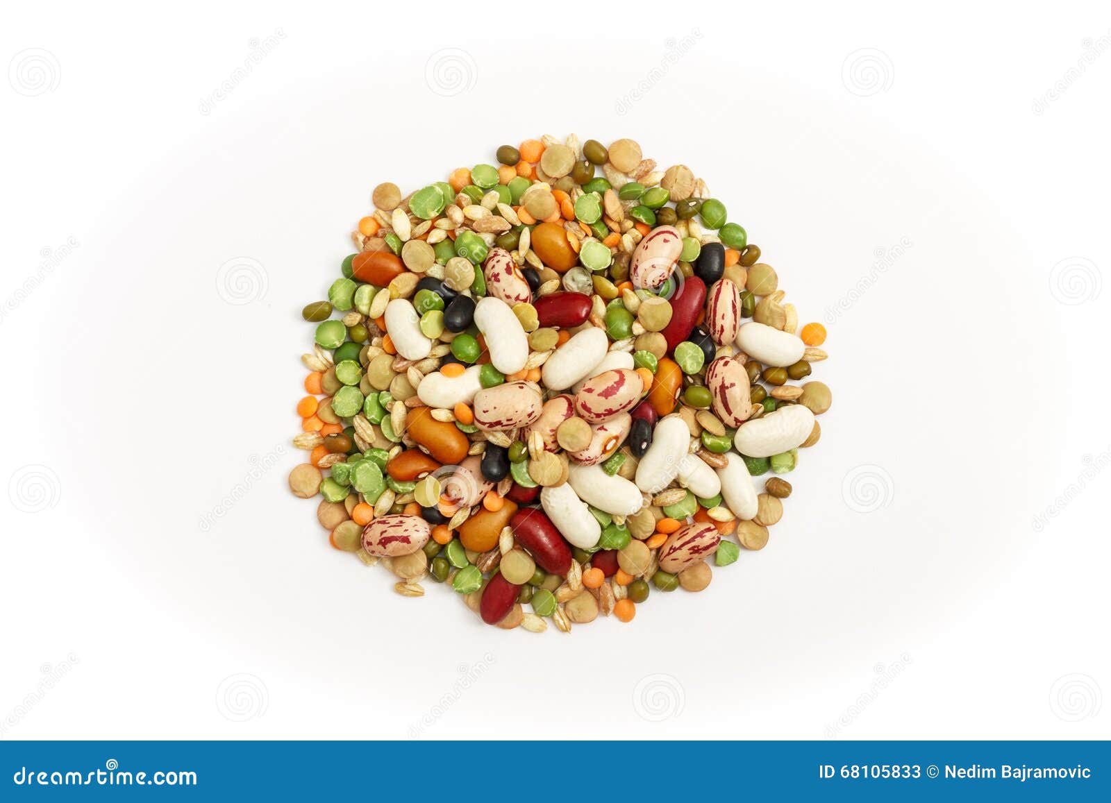 Mixed legumes and cereals stock image. Image of grain 68105833