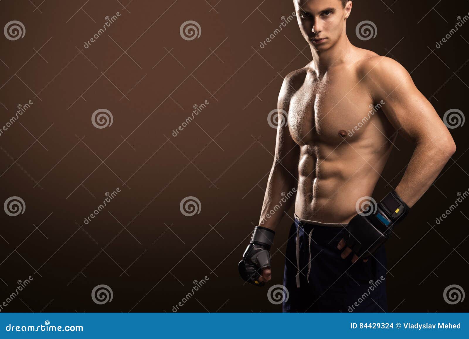 Mixed Martial Arts Fighter stock photo. Image of adult 84429324