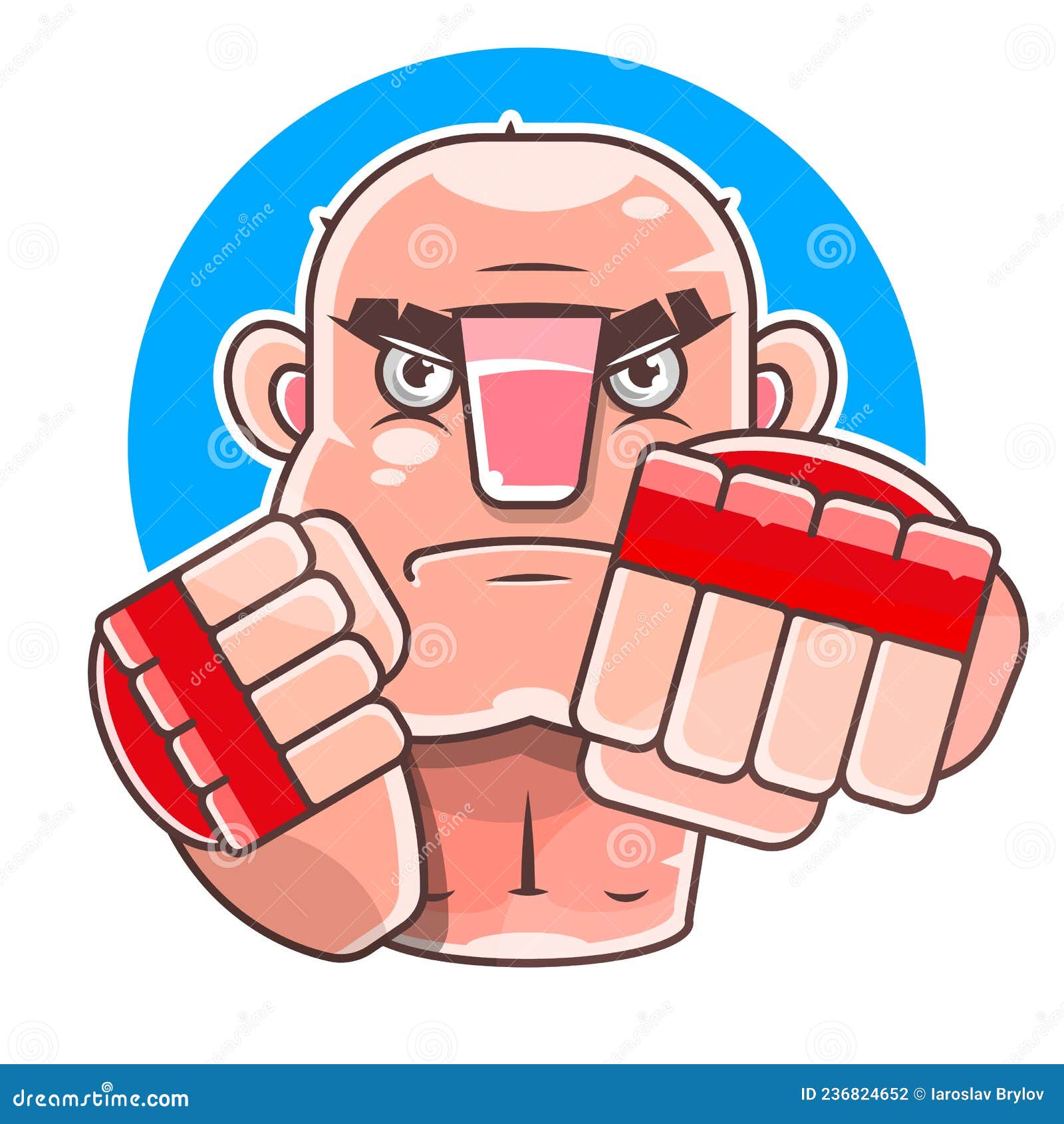 mixed martial arts logo , hand punching icon, fight 