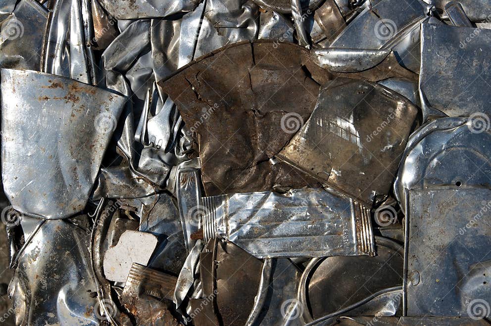 Mixed metal recycling stock photo. Image of environment 13040668