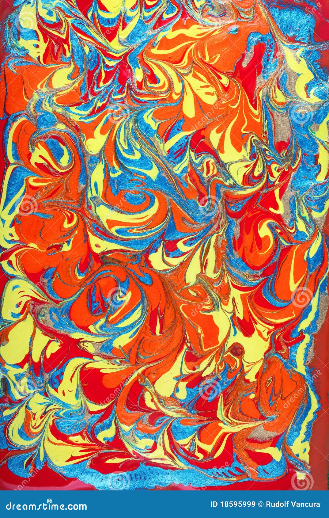 Mixed paint colors stock image. Image of colors, mixed 18595999