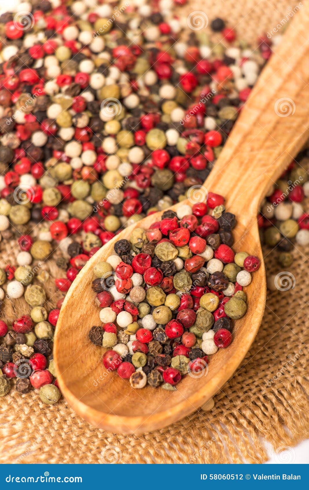 Mixed peppercorns stock photo. Image of background, food 58060512