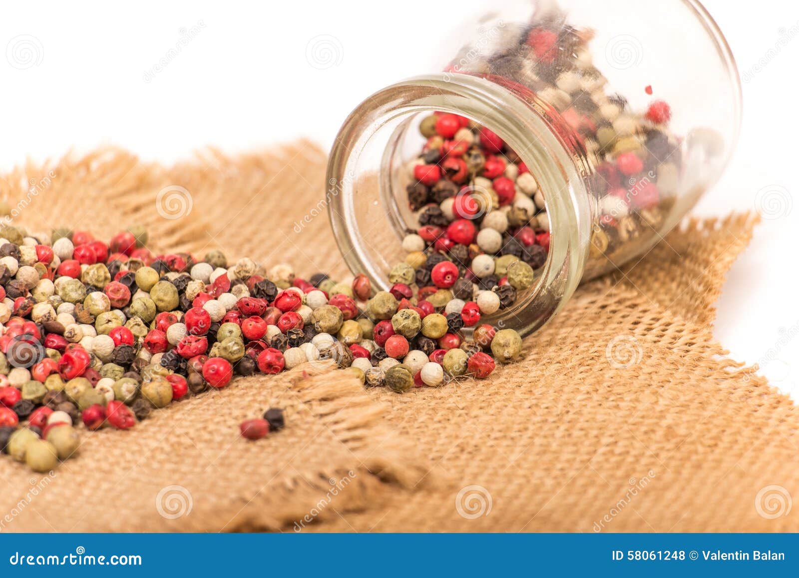 Mixed peppercorns stock photo. Image of flavoring, foods 58061248