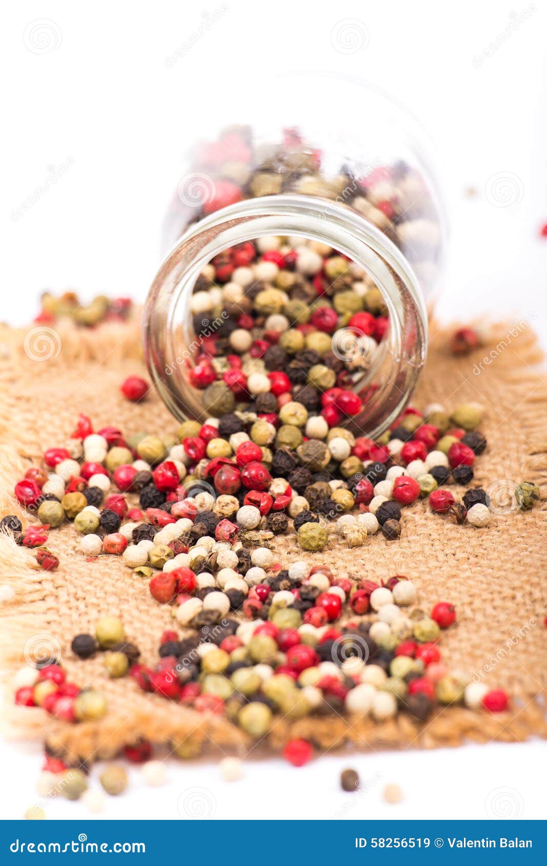 Mixed peppercorns stock image. Image of cooking, organic 58256519