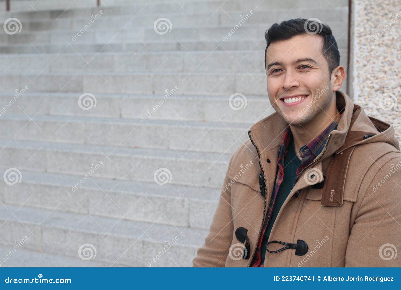 Mixed Race Young Man with Blue Eyes Stock Image Image of adult, male