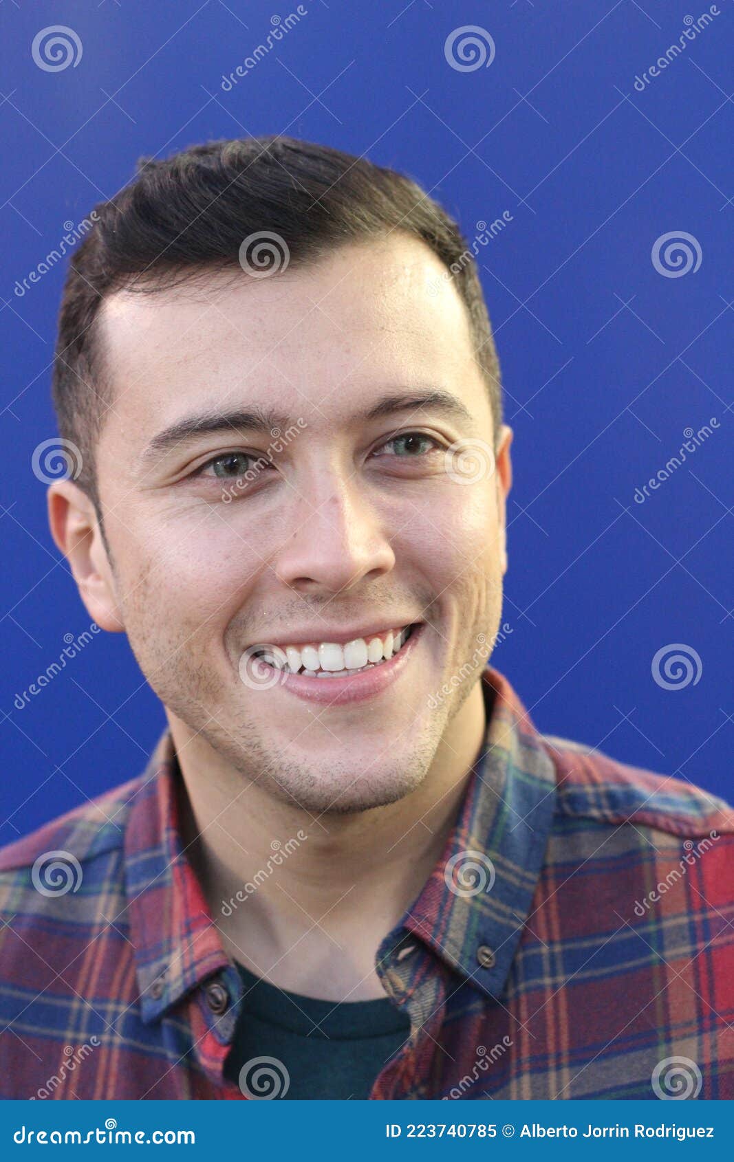 Mixed Race Young Man with Blue Eyes Stock Image Image of expression