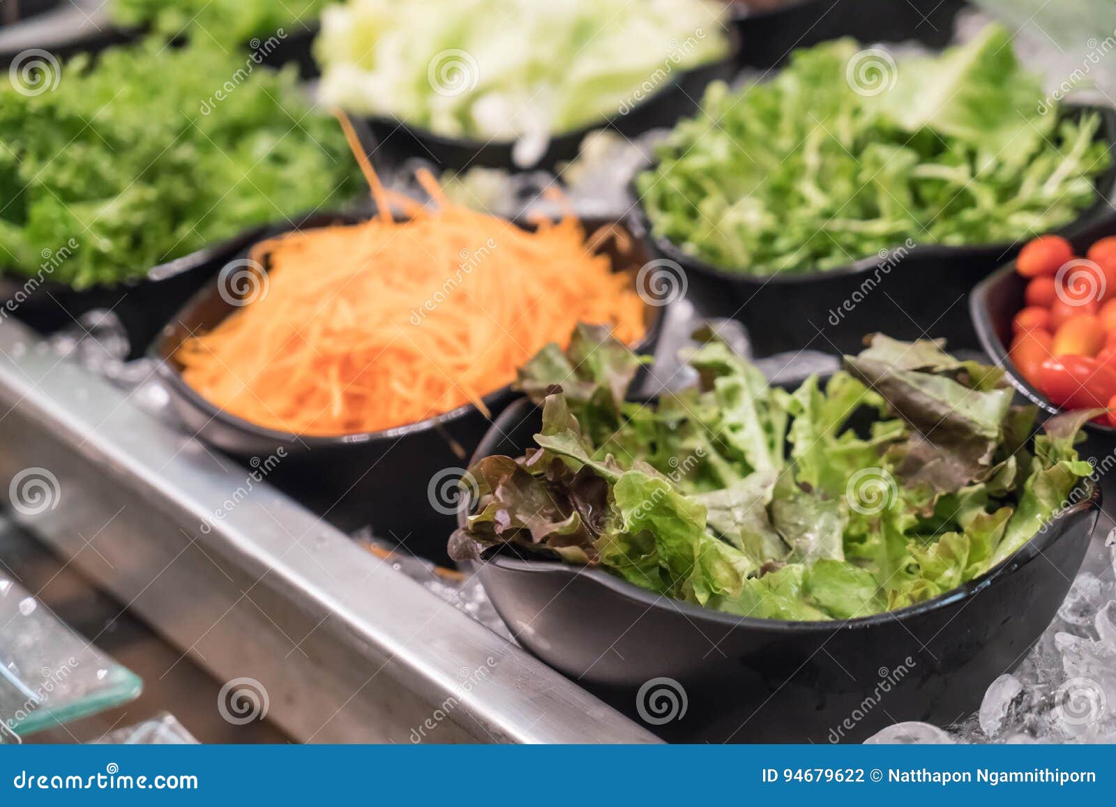 Mixed salad bar stock photo. Image of meal, cucumber 94679622