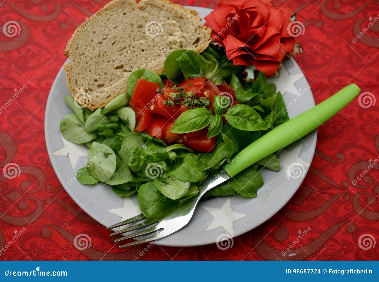 Mixed Salad stock photo. Image of salad, vegan, mixed 98687724