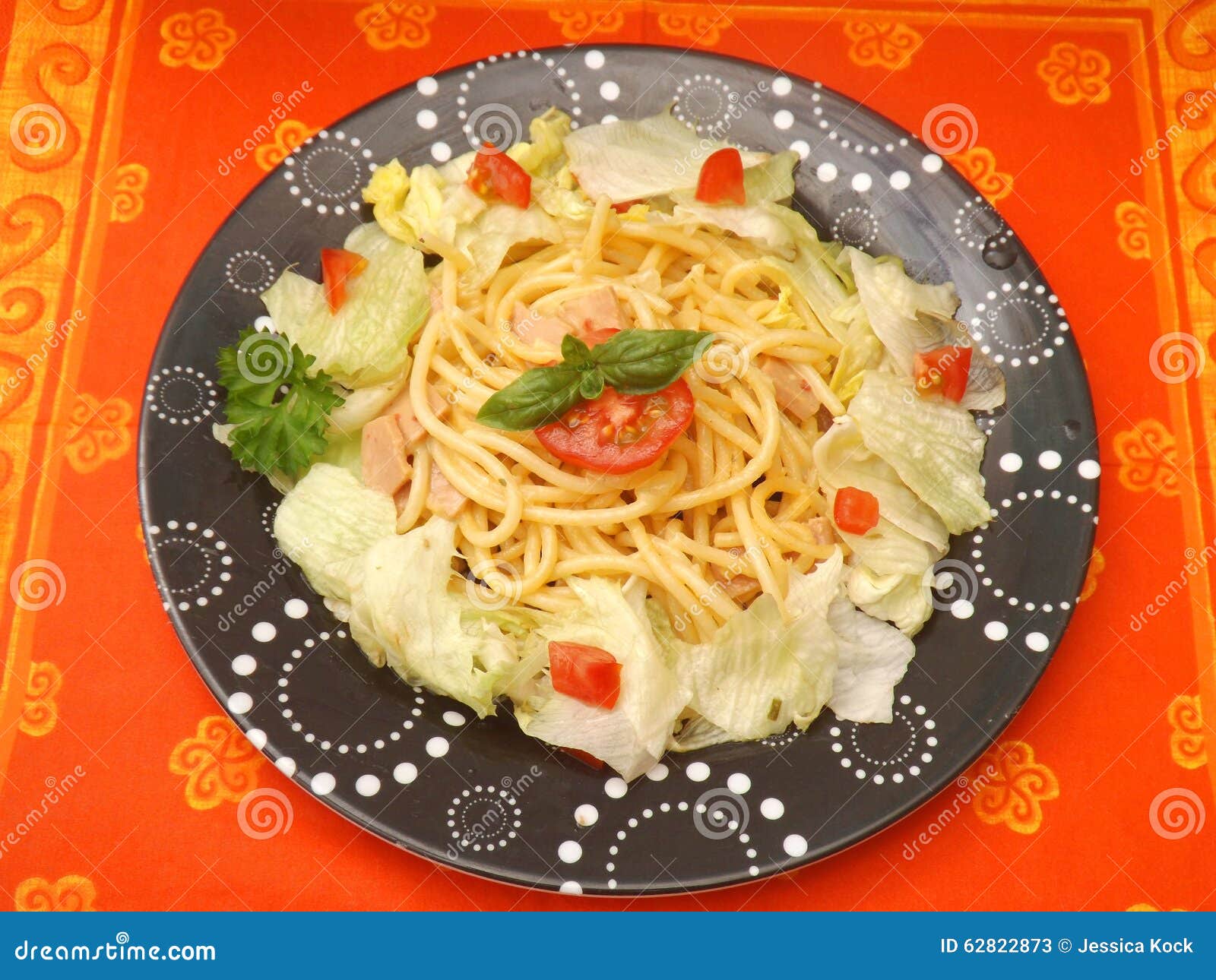 Mixed Salad stock image. Image of spaghetti, italian 62822873