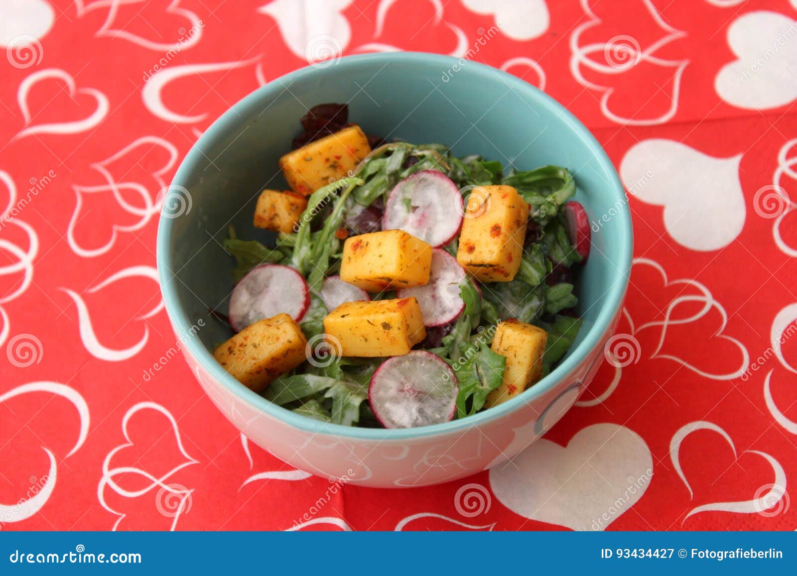 Mixed Salad stock image. Image of radish, starter, salad 93434427