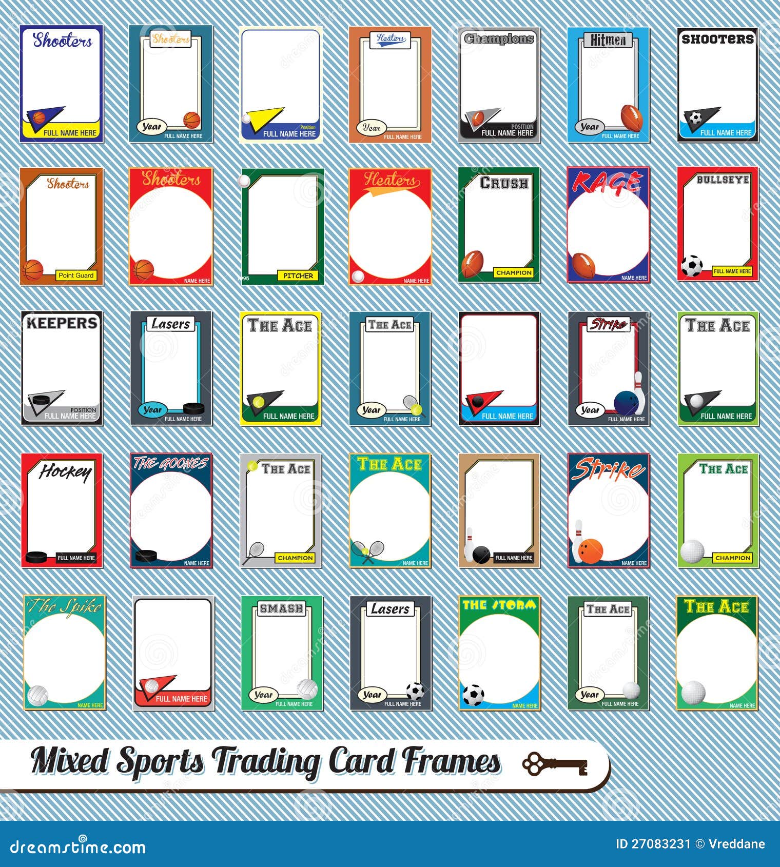 mixed sports trading card picture frames