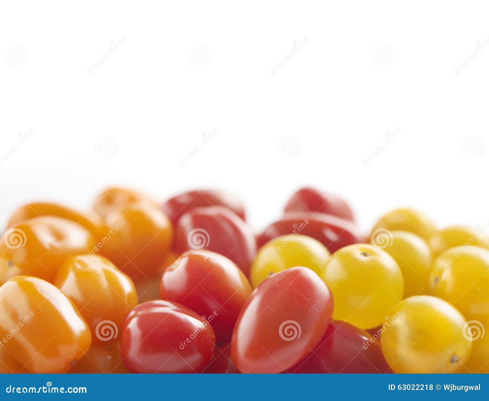 Mixed Varieties of Fresh Cherry Tomatoes Stock Photo Image of juicy