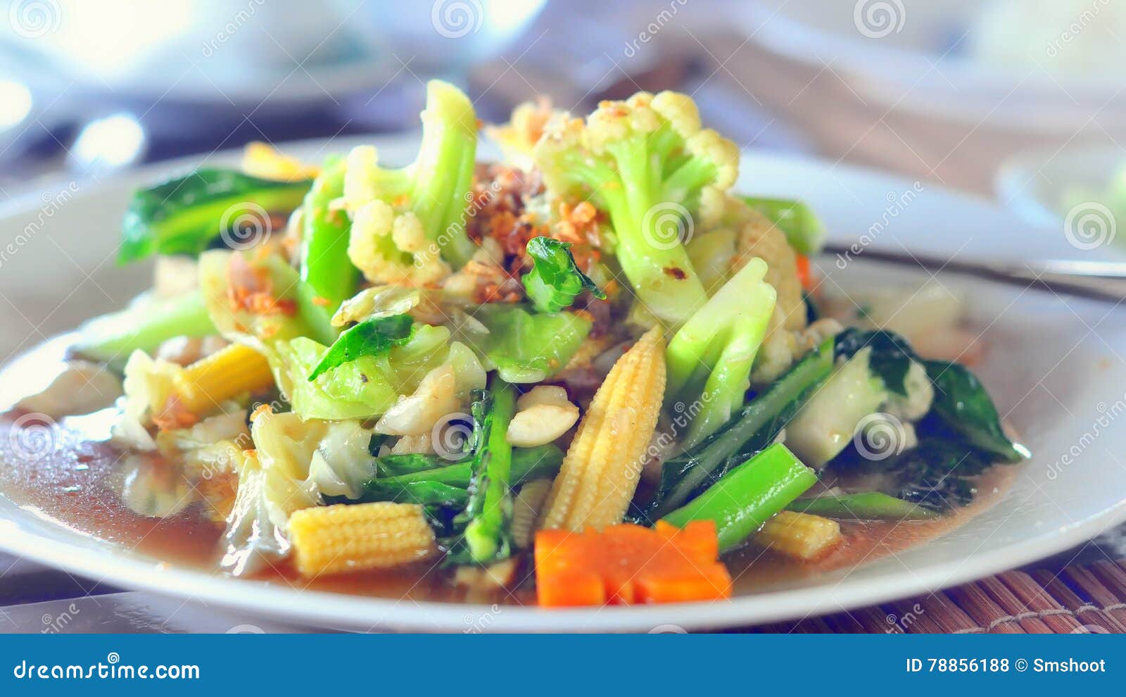 Mixed vegetable stir-fry stock photo. Image of homemade - 78856188