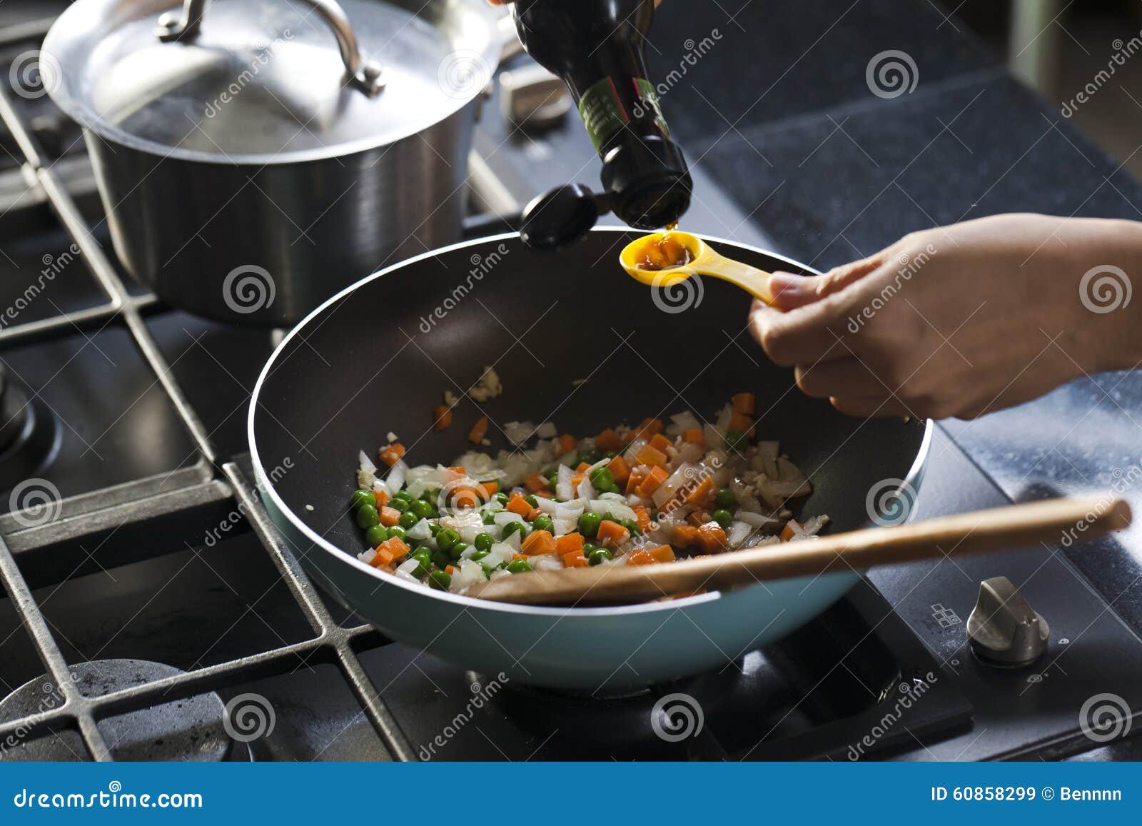Mixed vegetable on stove stock image. Image of dish, traditional 60858299