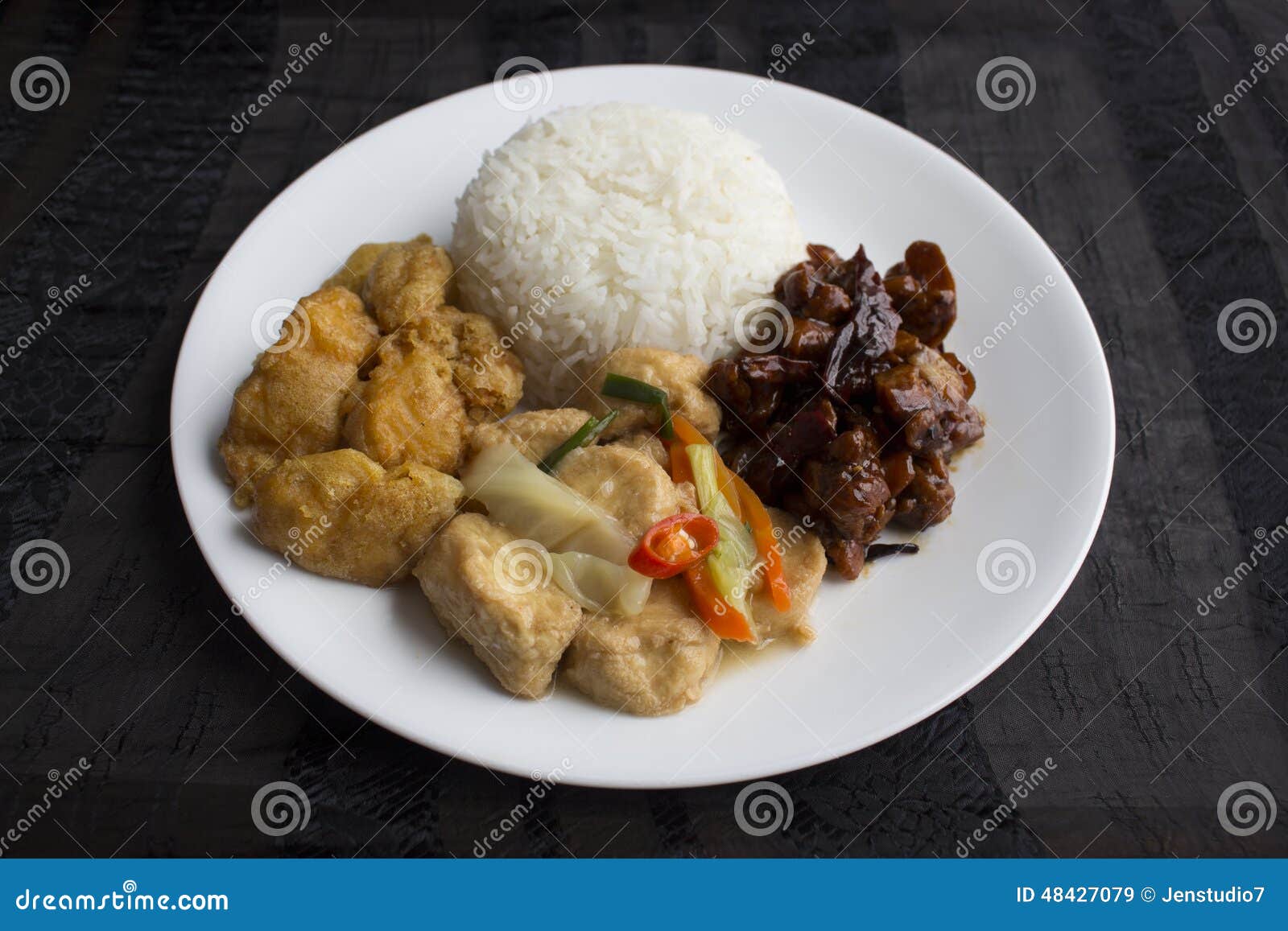 Mixed Vegetables Rice stock image. Image of malaysia - 48427079