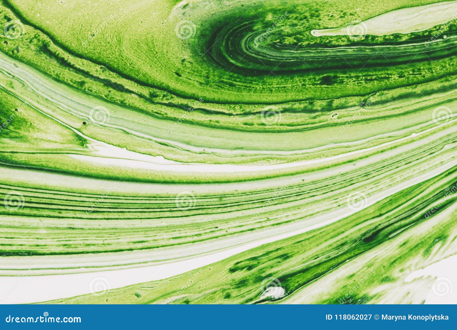 Mixed White and Green Paint. Abstract Background Stock Image Image of