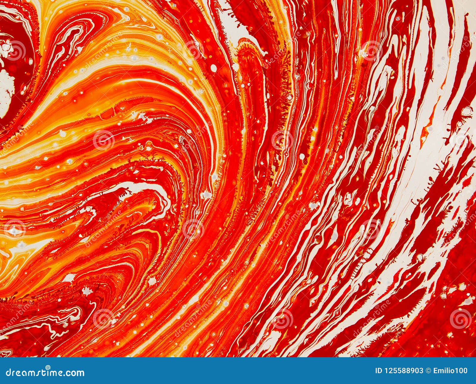 Mixed White and Red Paint Background Stock Illustration Illustration of composition, acrylic