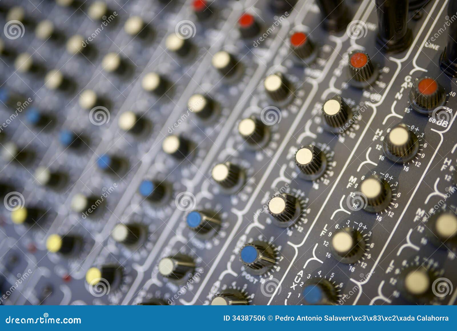  Mixer  panel  stock photo Image of fade editing effects 