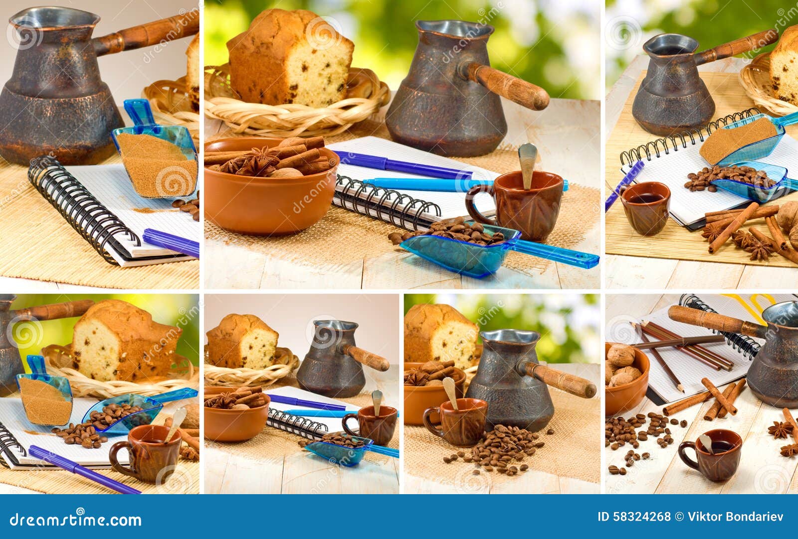 Mixes of Coffee, Tea and Biscuits Stock Photo Image of cappuccino, agriculture 58324268