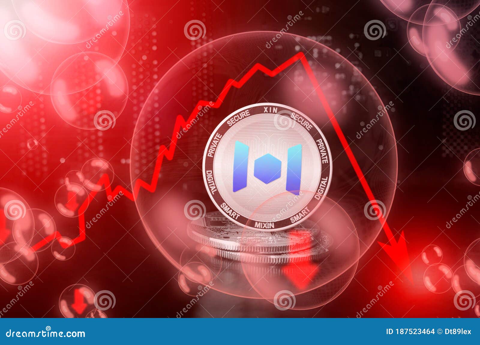 mixin xin bubble, crash down drop