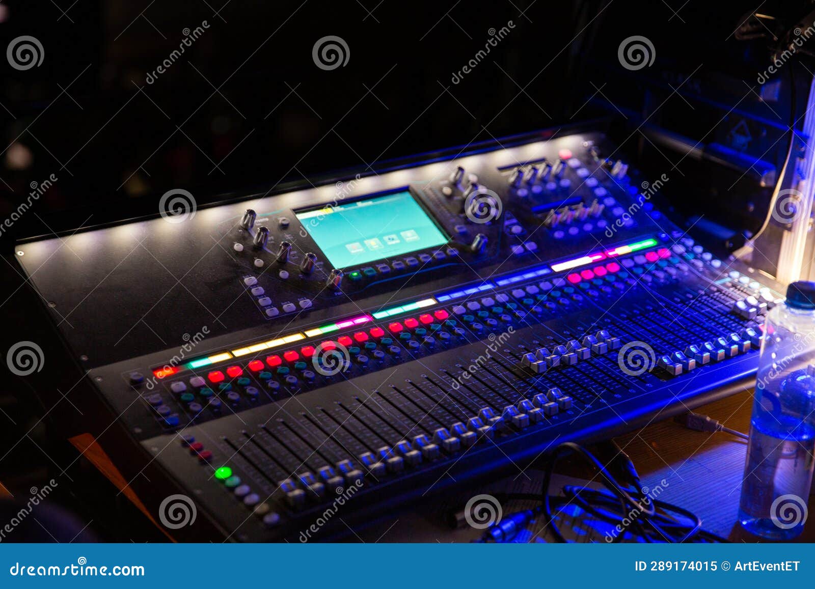 Mixing Console in Music Recording Studio Stock Image Image of musical, sound 289174015