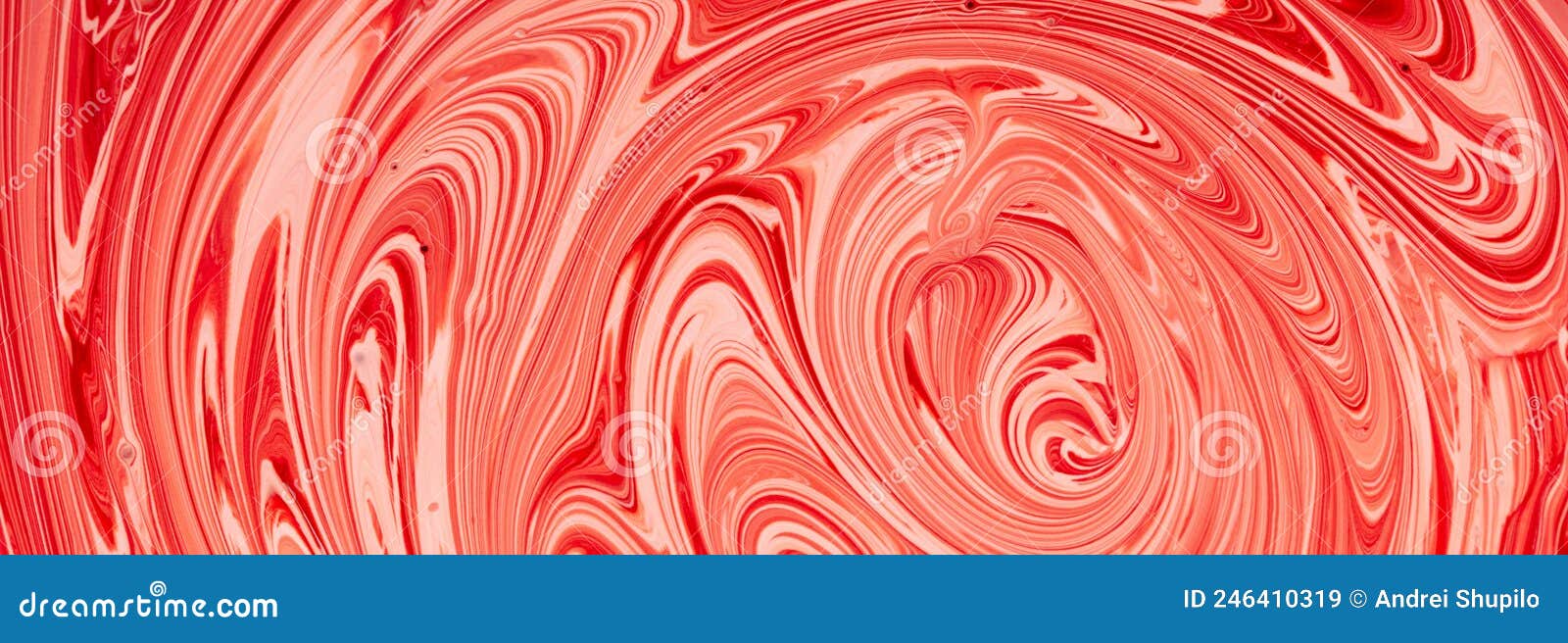 Mixing of Red and White Waterbased Paint. Stock Image Image of bright, texture 246410319