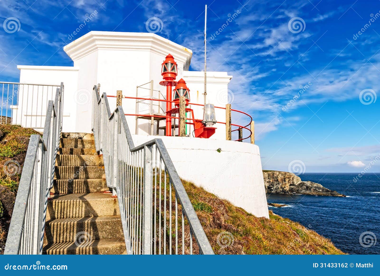 Mizen Head Lighthouse, County Cork, Ireland Stock Photo Image of