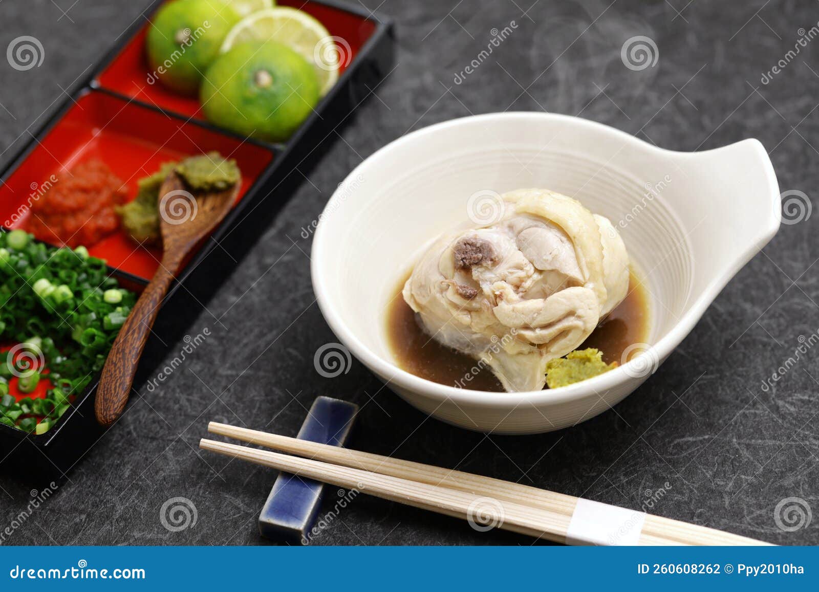 Mizutaki, Japanese Chicken Hot Pot Stock Photo - Image of japanese ...