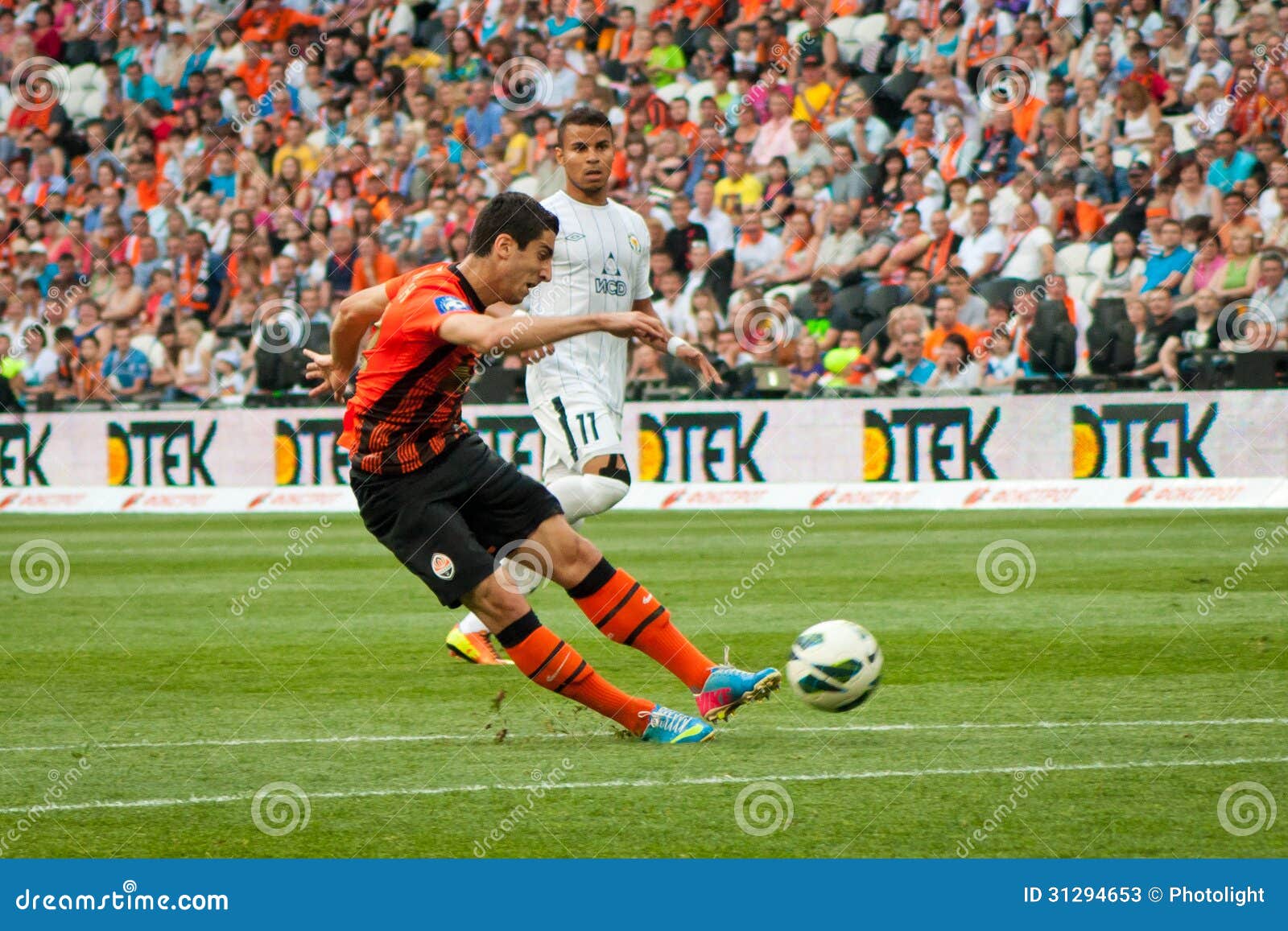 Mkhitaryan Henrikh Forward of Football Club Shakhtar Editorial Image -  Image of friendship, kanibolotskiy: 31294655