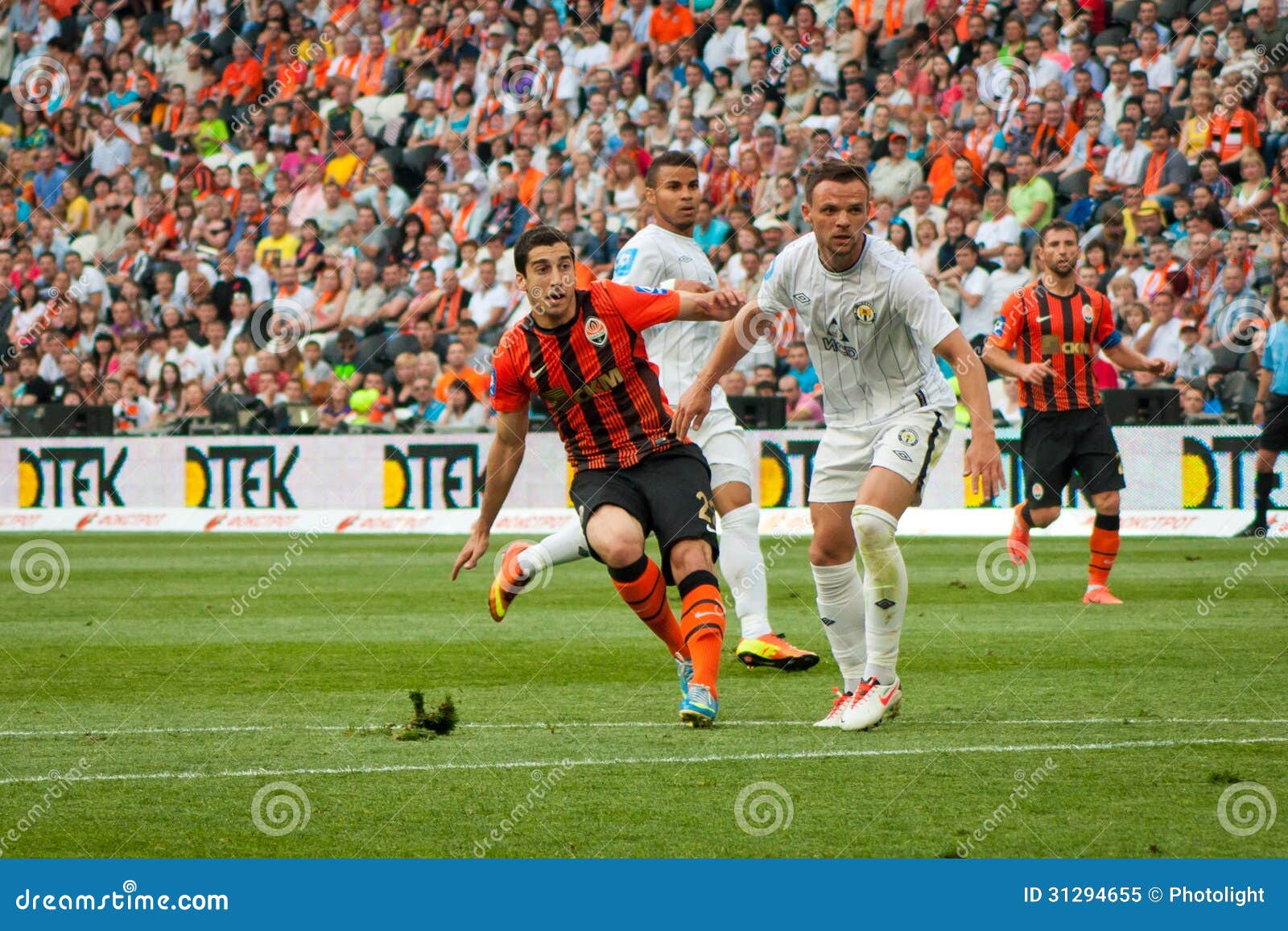 Mkhitaryan Henrikh Forward of Football Club Shakhtar Editorial Image -  Image of friendship, kanibolotskiy: 31294655