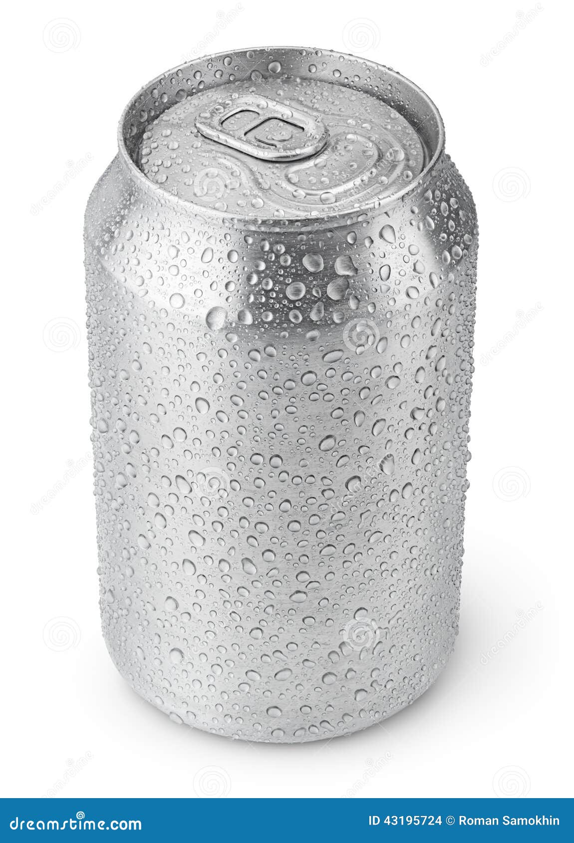 330 Ml Aluminum Can with Water Drops Stock Photo Image of carbonated