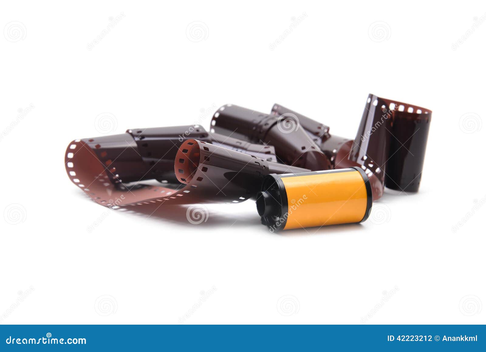 35 mm film cartridge stock photo. Image of photograph 42223212