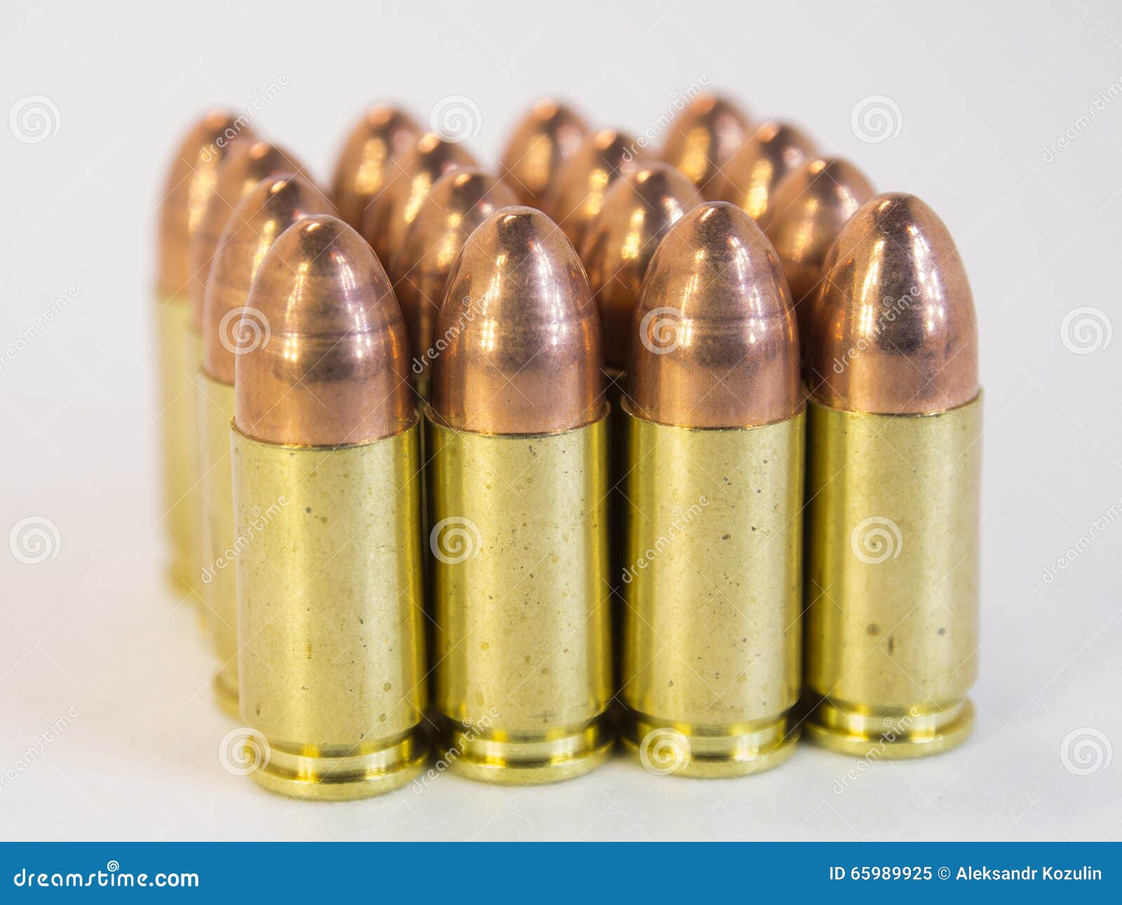 9mm gun bullets. stock image. Image of background, bullets 65989925