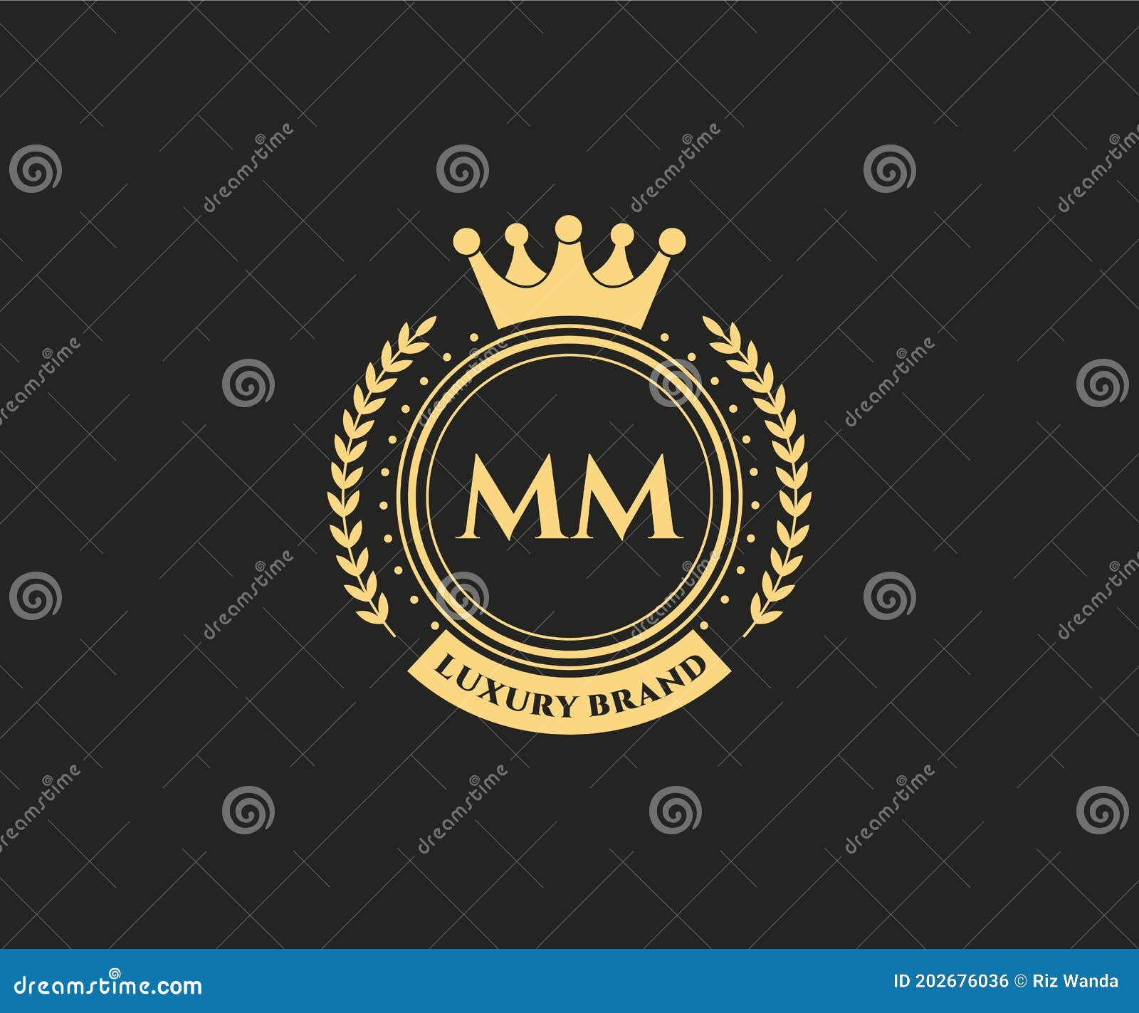 Premium Vector  Initial letter m logo or mm monogram logo design