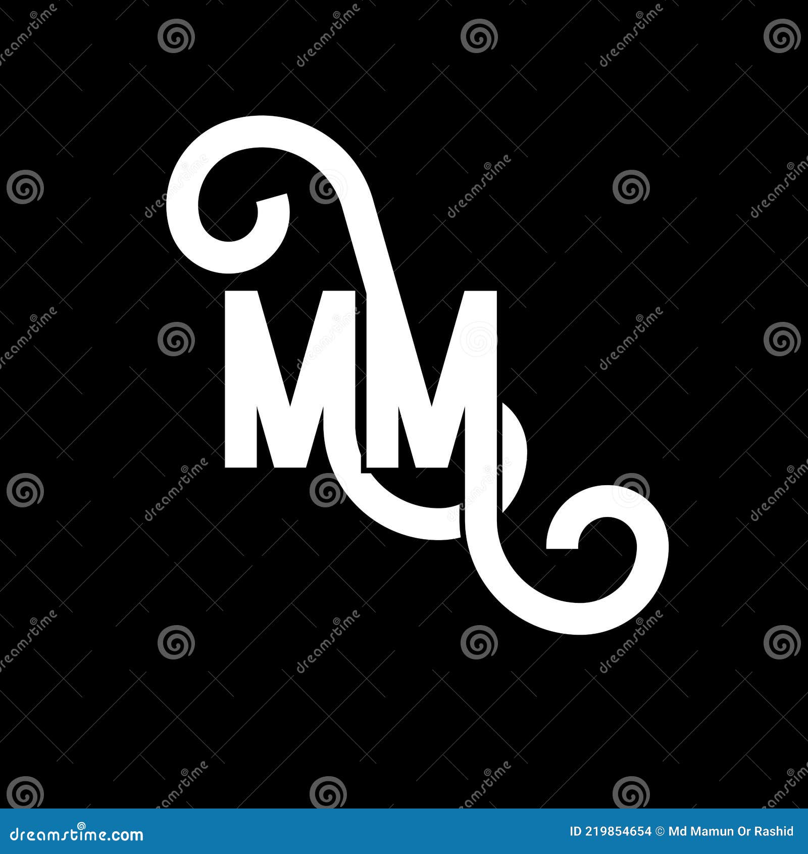 Letter MM and M Logo Icon Design Stock Vector - Illustration of