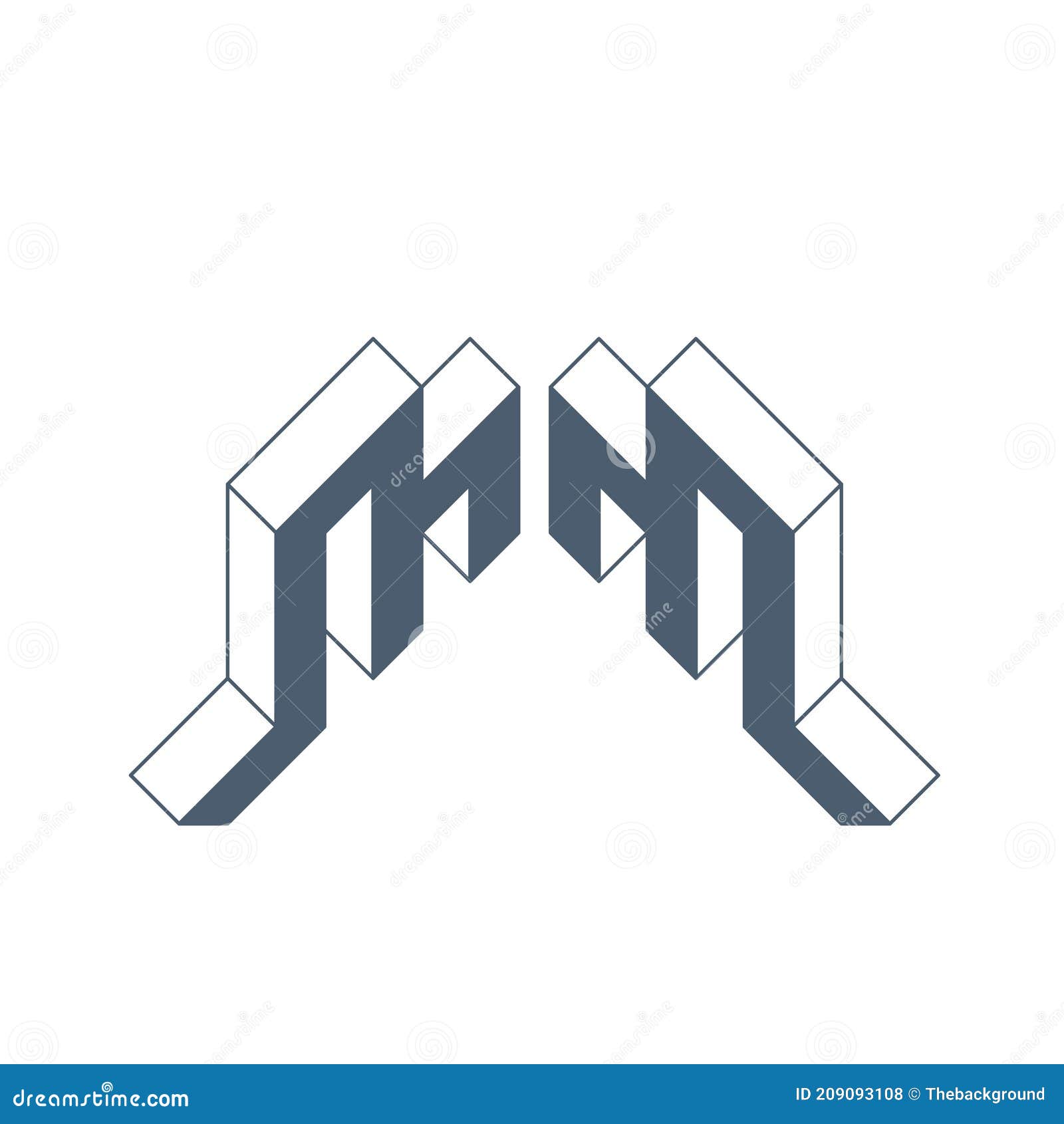 Monogram MM Letters Logo