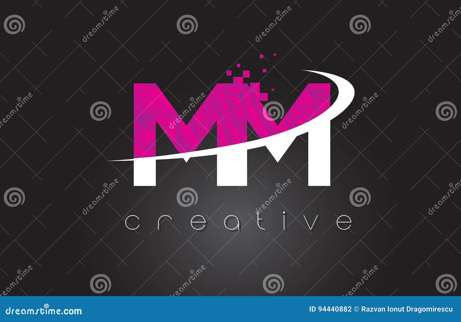 Vintage Monogram MM Digital Download double M