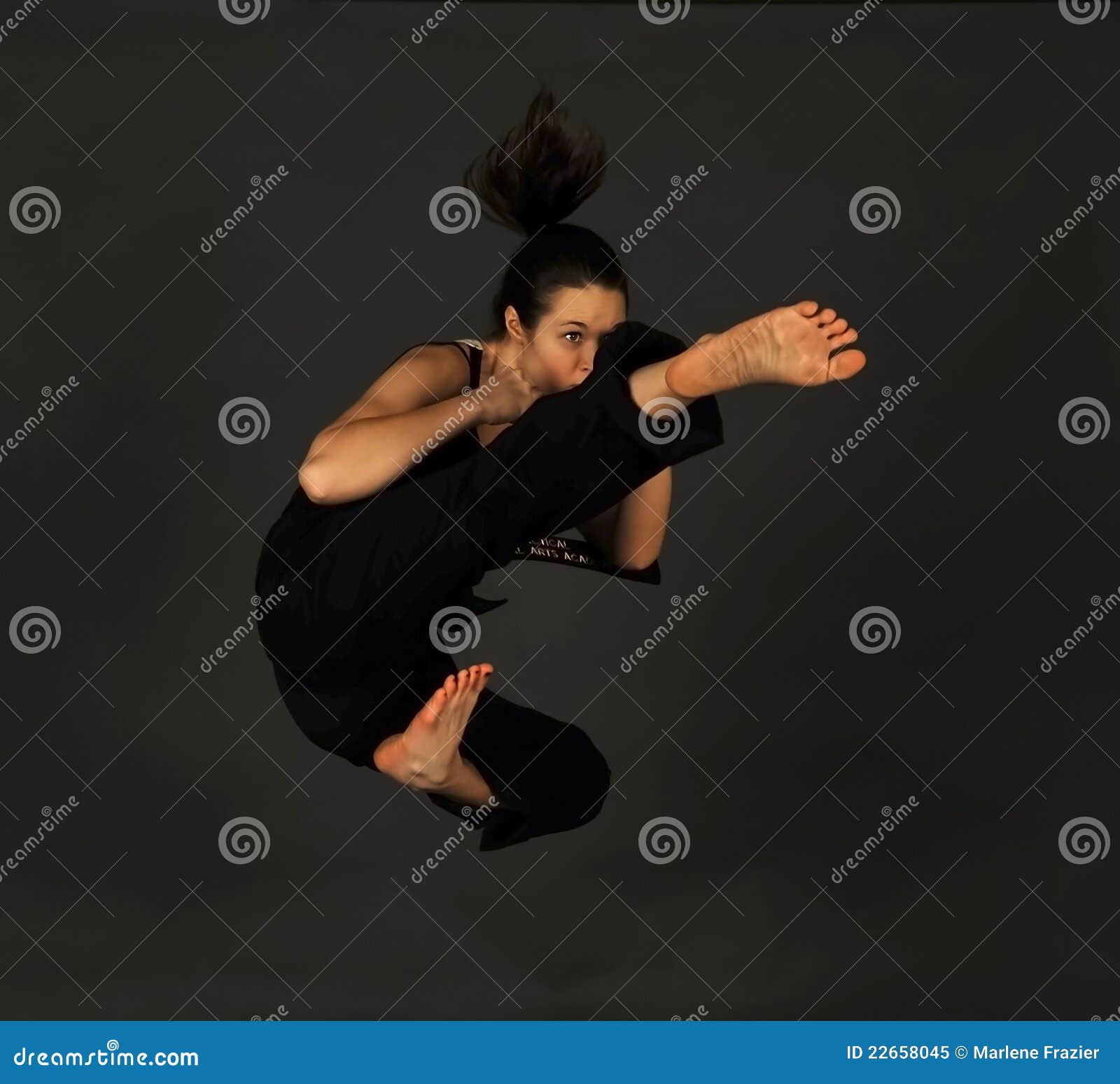 MMA Female Mixed Martial Artist. Stock Image Image of kick, fight