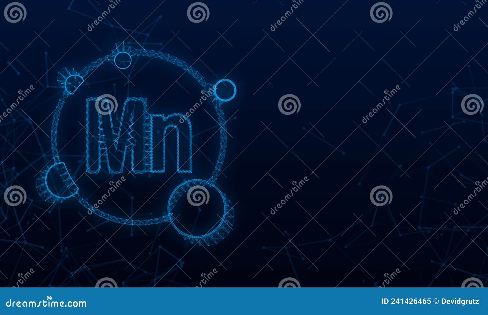 mn mineral for medical plexus sign. manganum mineral blue pill icon.  stock 