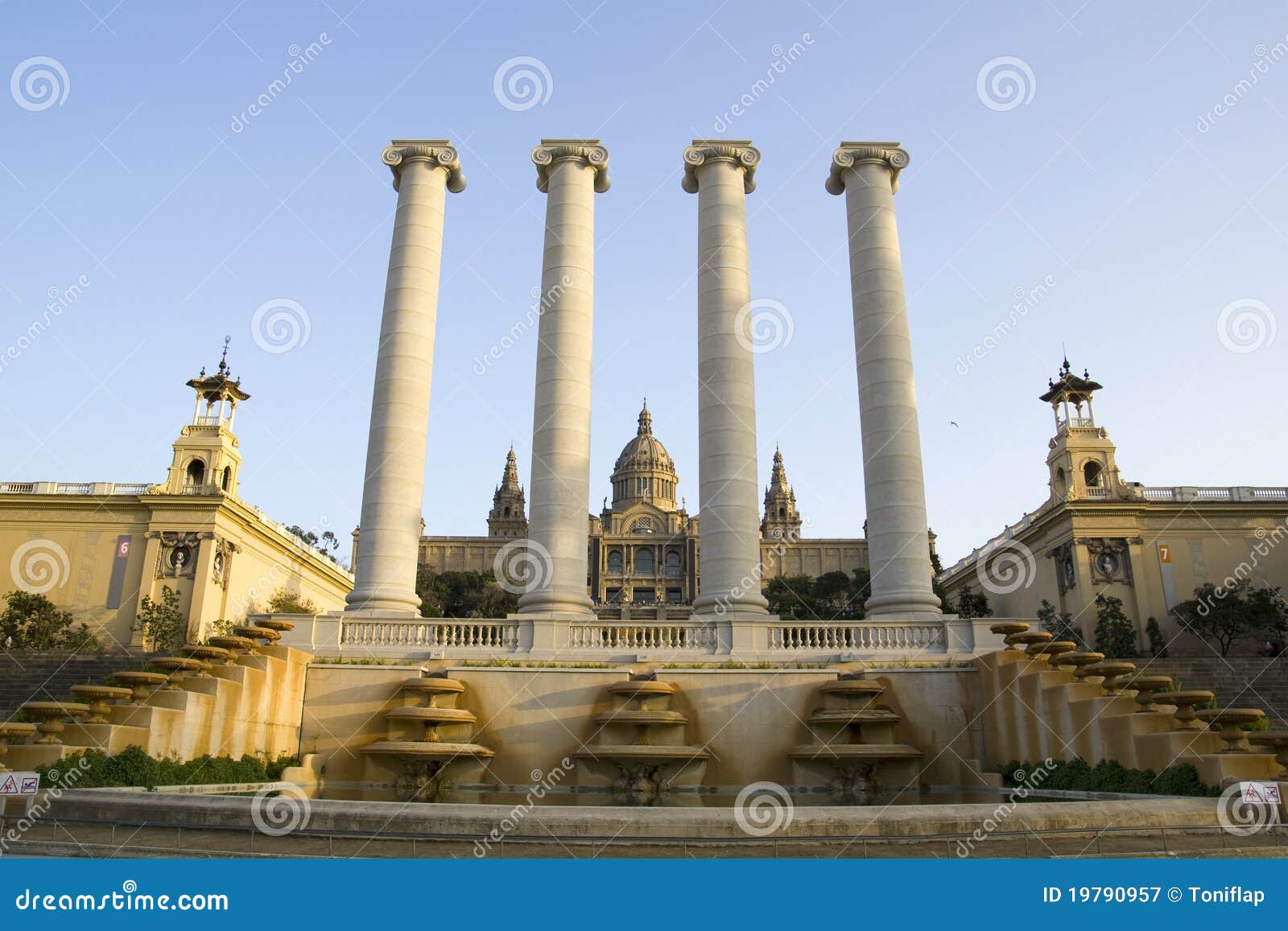 mnac and national palace of barcelona