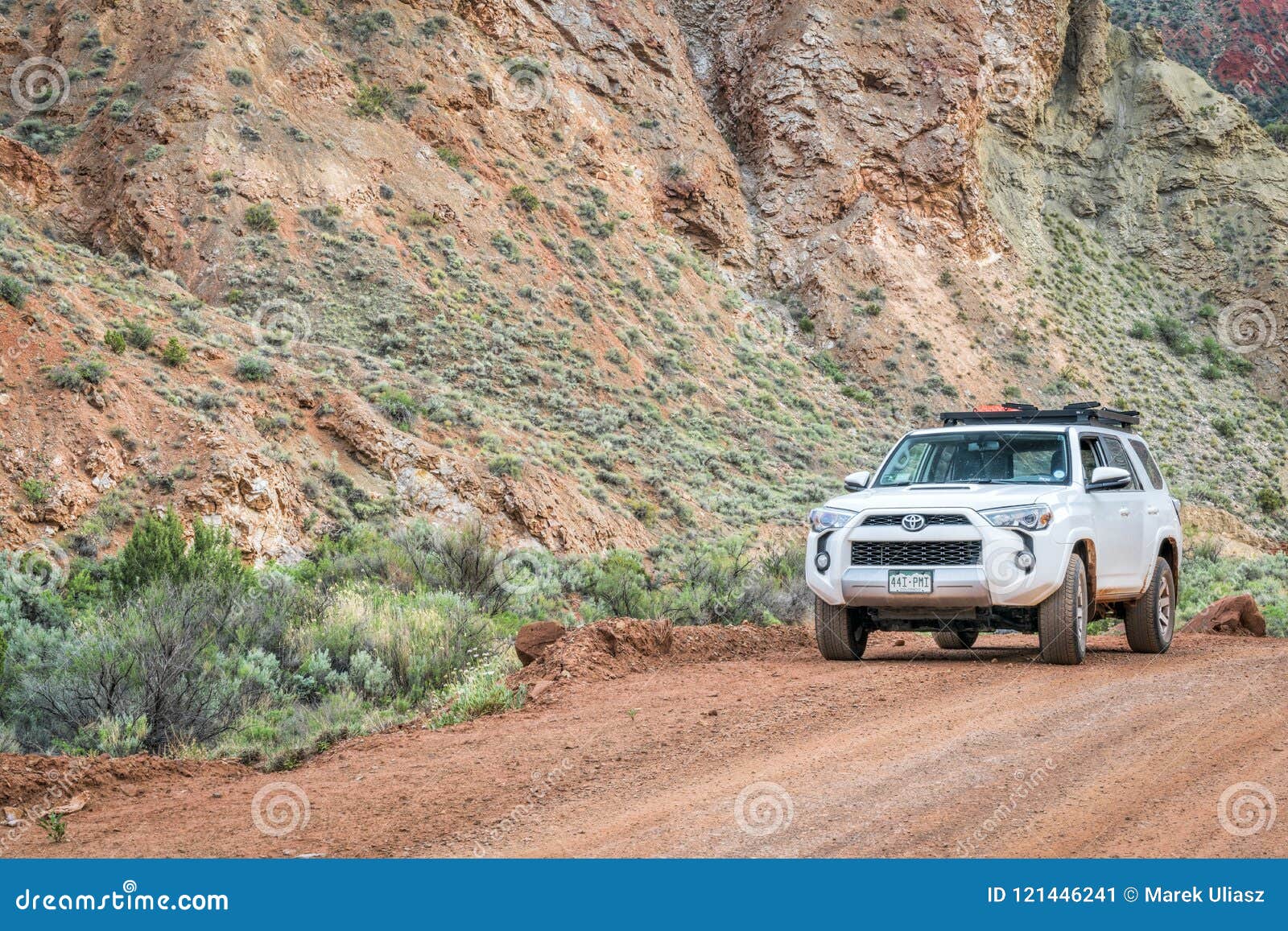 Toyota 4runner Suv On A Desert Trail Editorial Photo Image Of