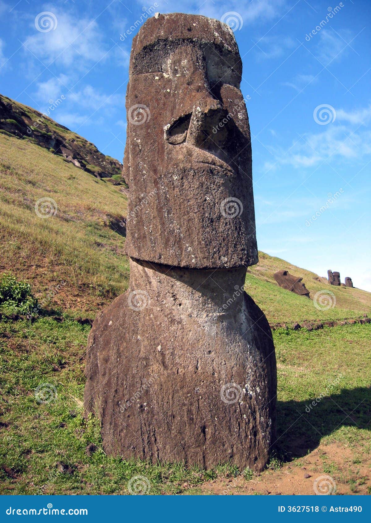 Moai of Easter Island stock photo. Image of heritage, magic 3627518