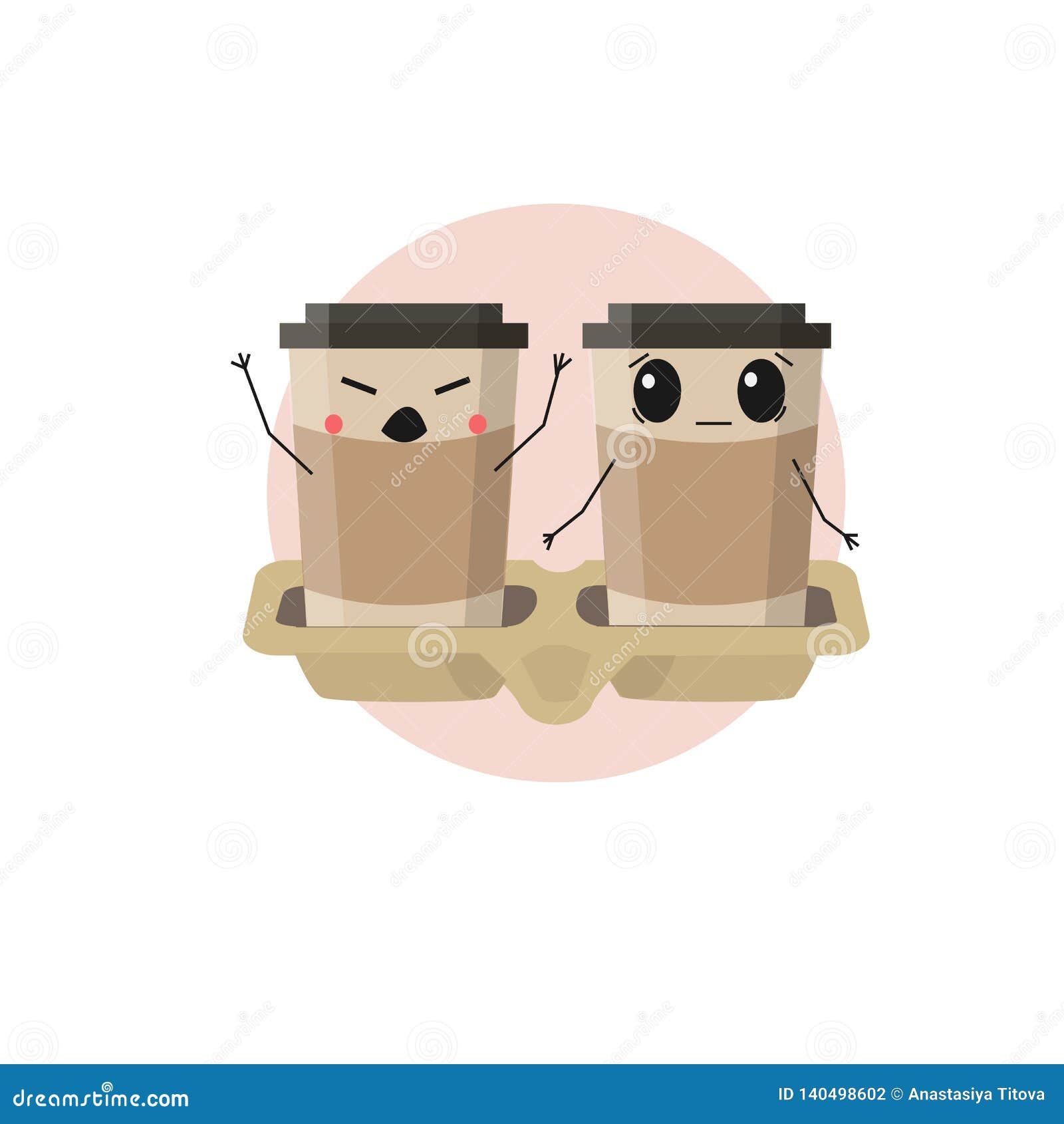 Emoji coffee stock vector. Illustration of emoji, illustrations 140498602
